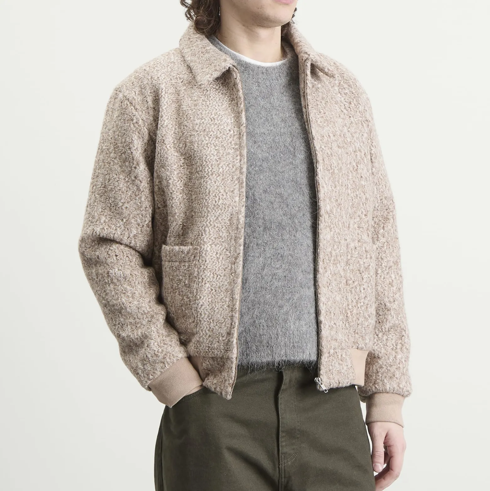 Bound Cloud Textured Jacket
