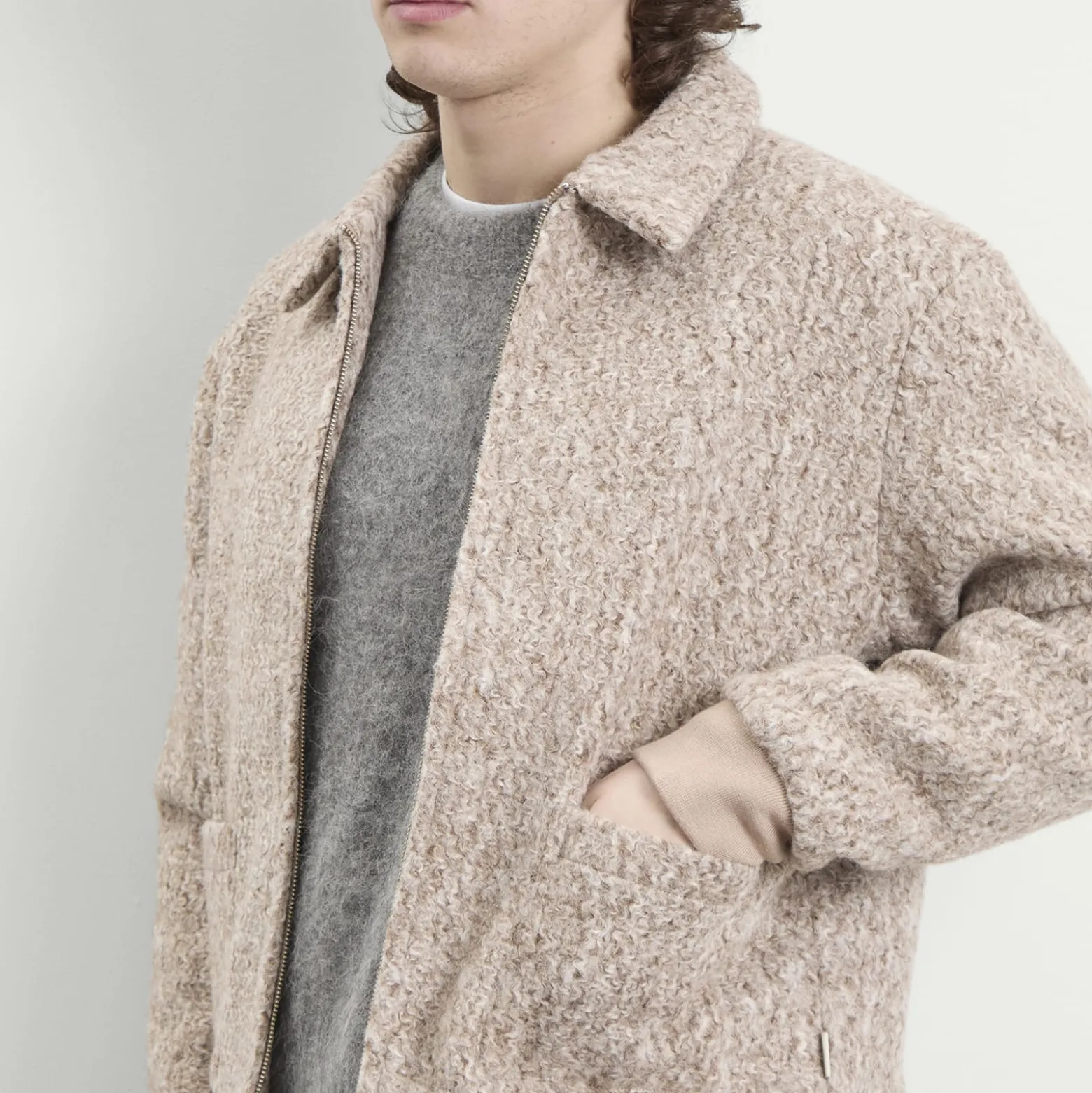 Bound Cloud Textured Jacket