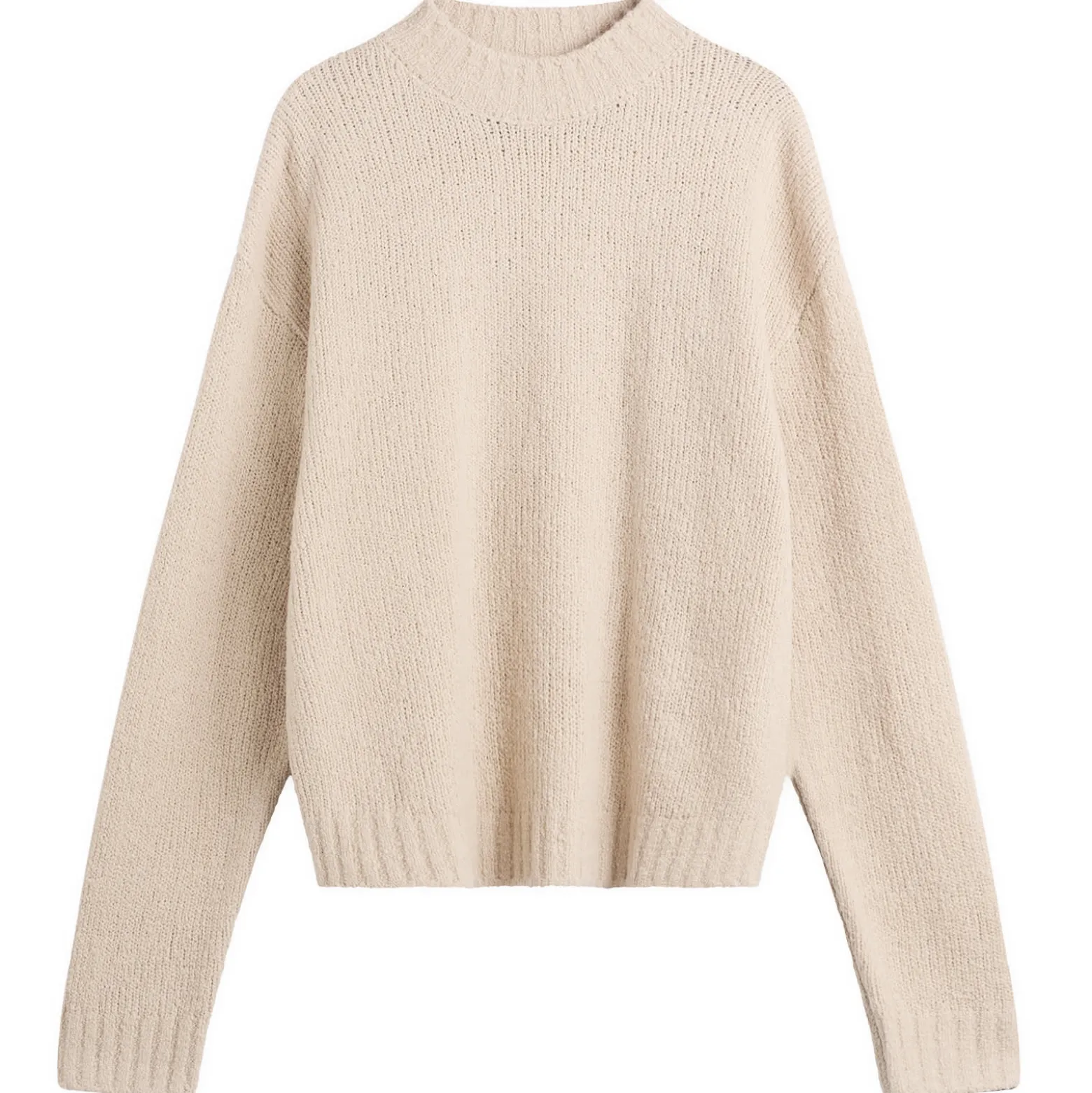 Bound Cropped Wool Jumper