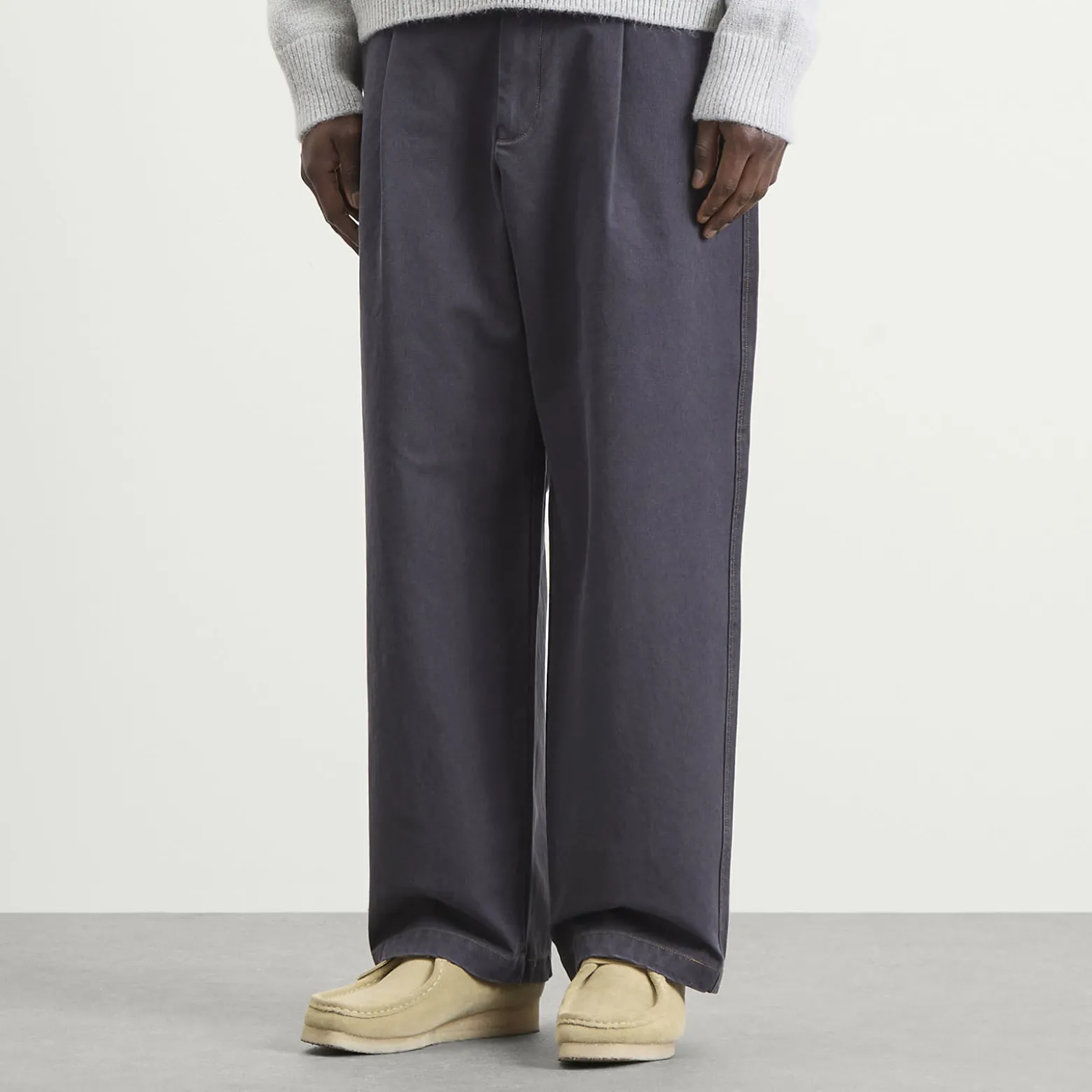 Bound Heavy Canvas Workwear Trousers