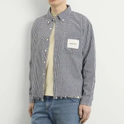 Bram's Fruit Distressed Farmer’s Shirt LS