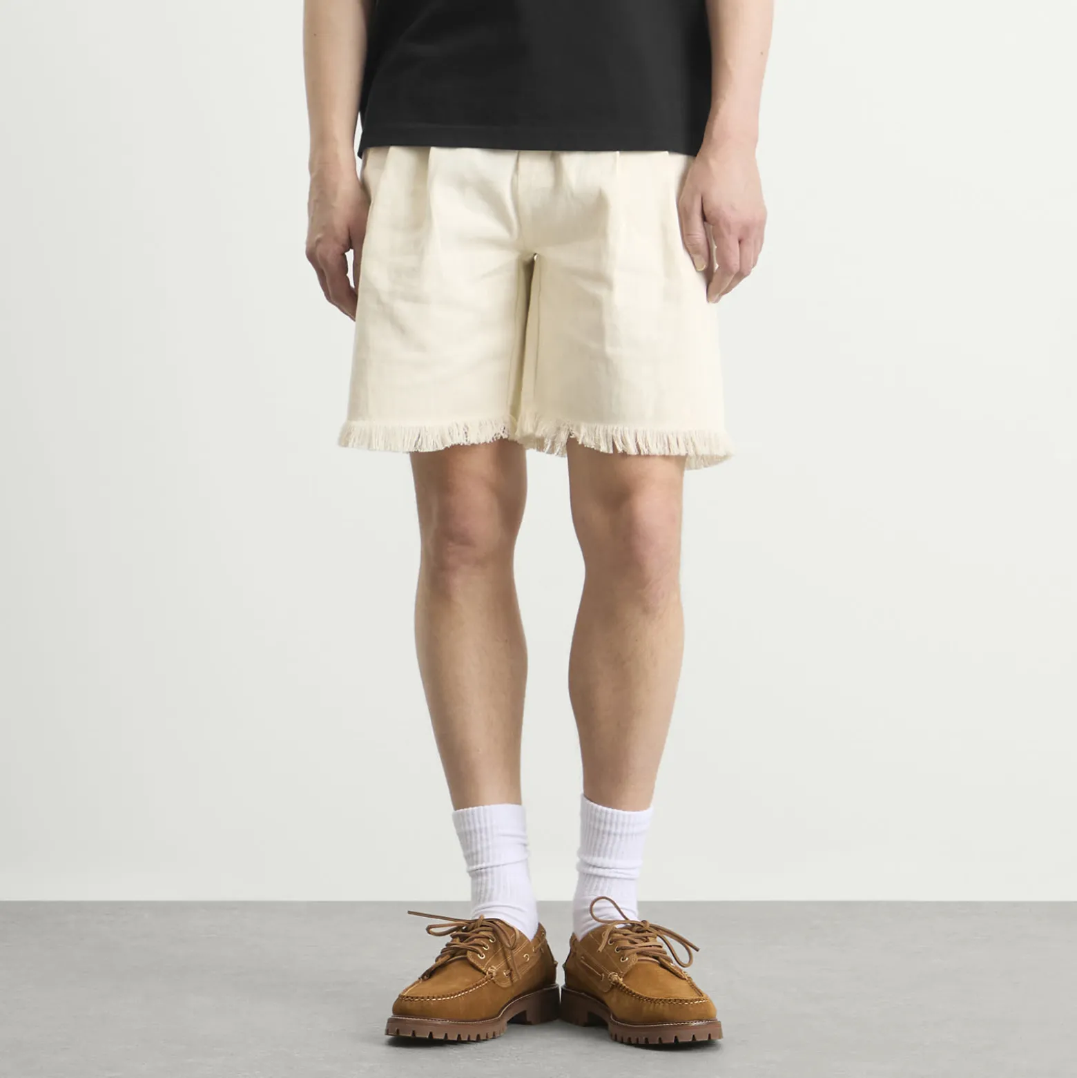 Bram's Fruit Twill Shorts Distressed