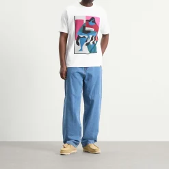 By Parra Reading The Square T-Shirt