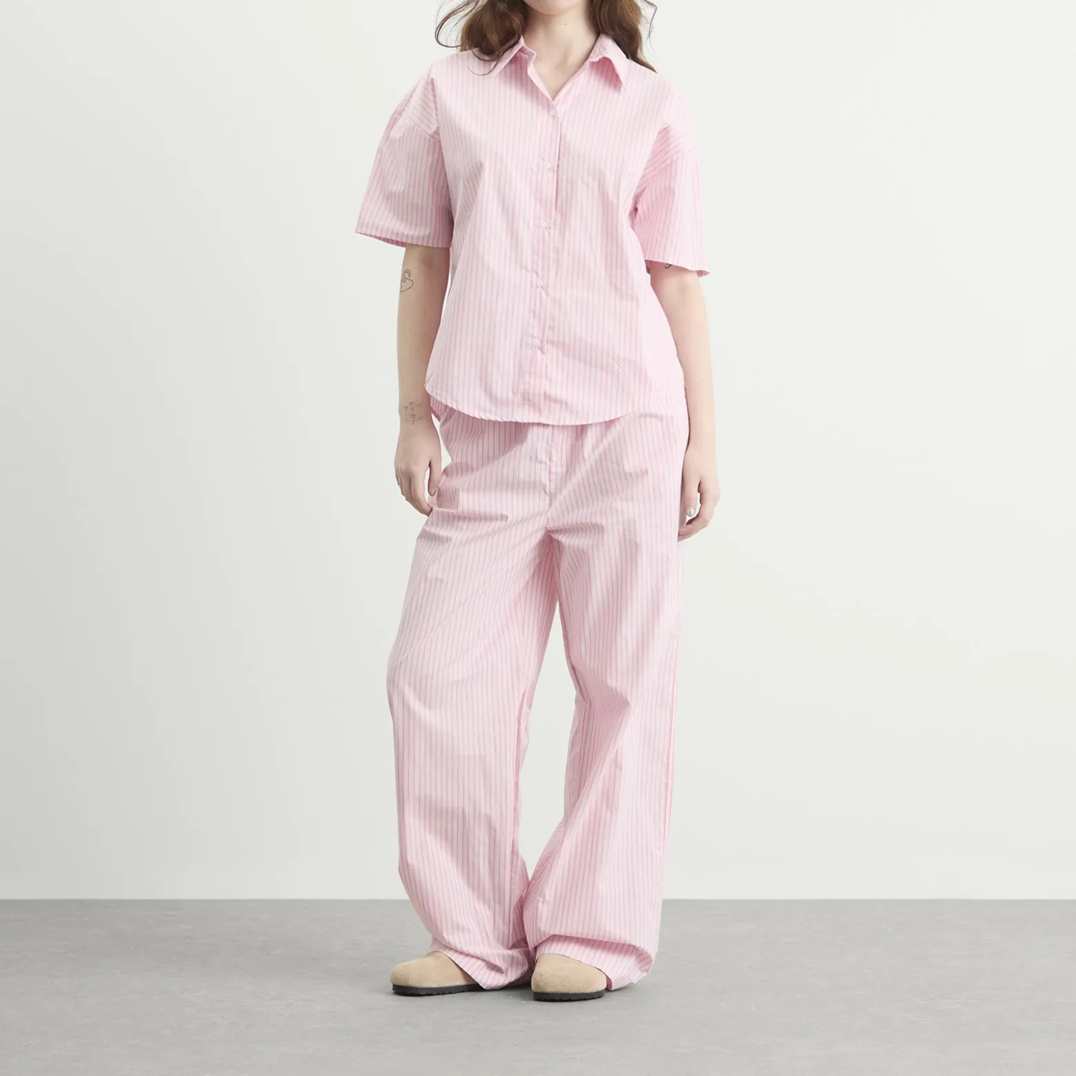Calvin Klein Cotton Poplin Pyjama Set