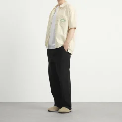 Calvin Klein Heritage Crest Cotton Poplin Short Sleeve Shirt