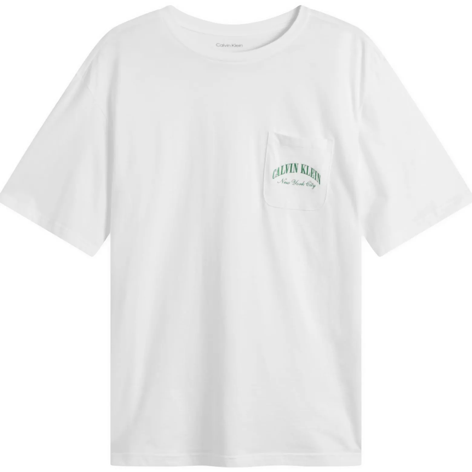 Calvin Klein Heritage Crest Cotton Poplin T-Shirt