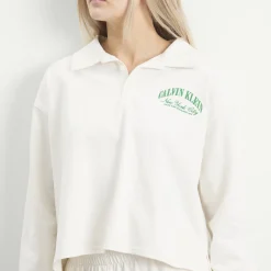 Calvin Klein Logo Cotton Jersey Polo