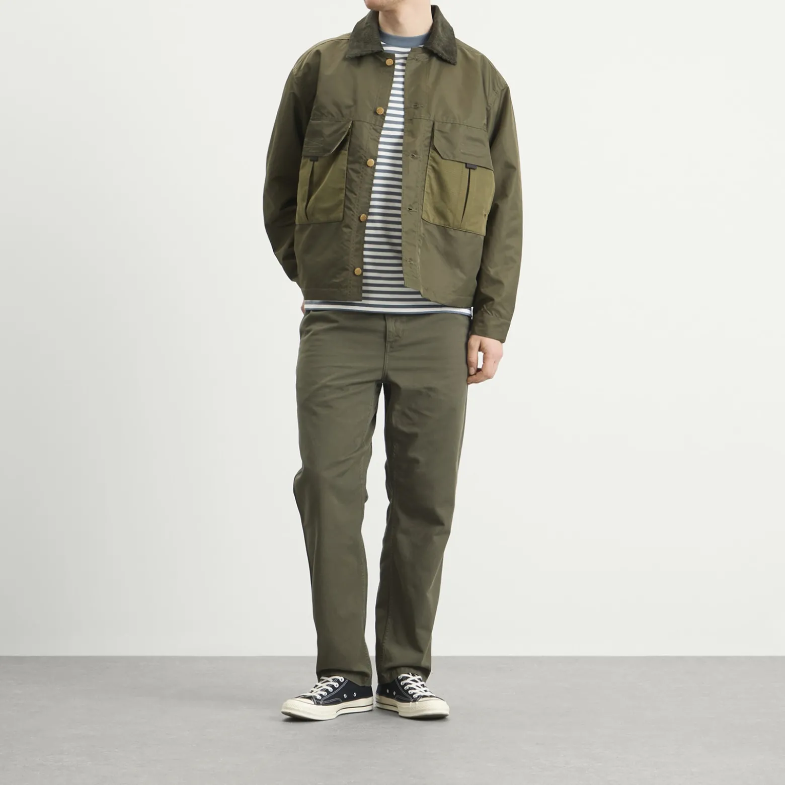 Carhartt WIP Ezra Stripe Pocket T-Shirt