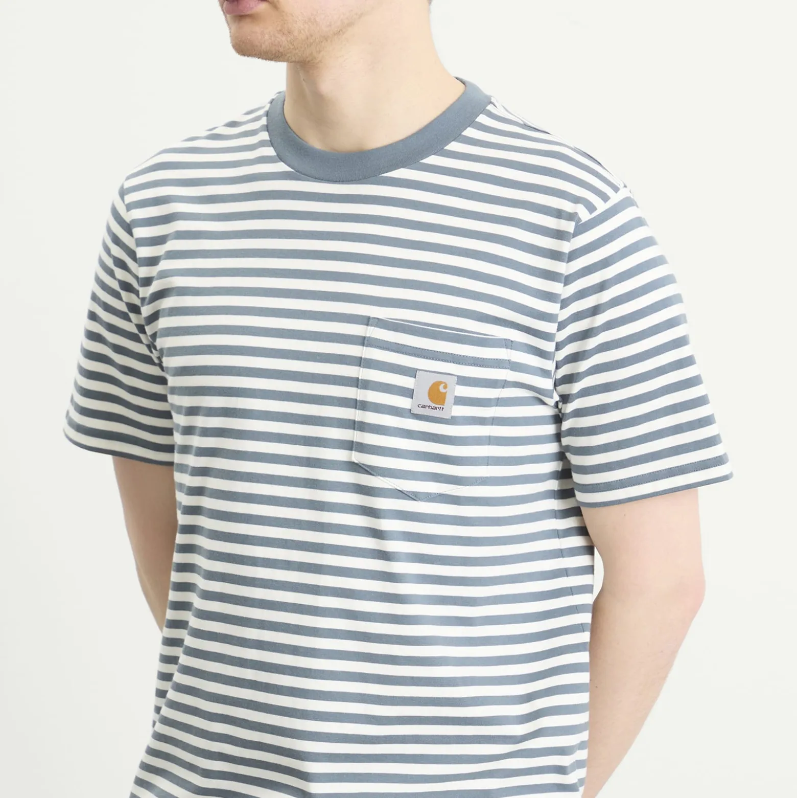 Carhartt WIP Ezra Stripe Pocket T-Shirt