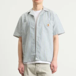 Carhartt WIP Leavel Short Sleeve Stripe Shirt