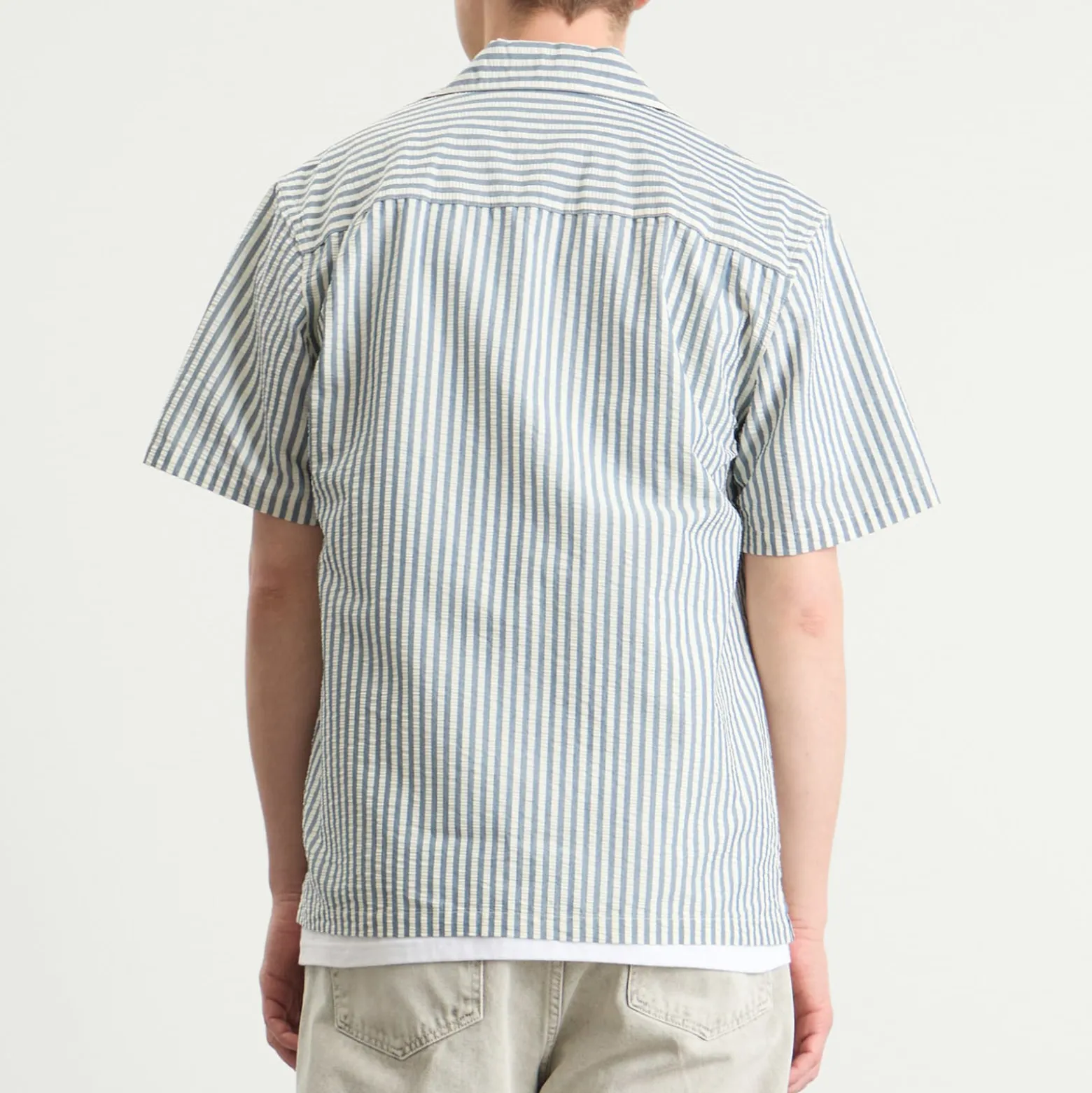 Carhartt WIP Leavel Short Sleeve Stripe Shirt