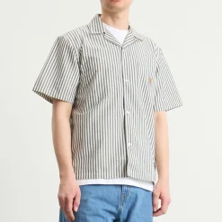 Carhartt WIP Leavel Short Sleeve Stripe Shirt