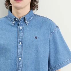 Carhartt WIP Lucas Short Sleeve Denim Shirt
