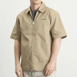 Carhartt WIP Short Sleeve Postal Zip Shirt