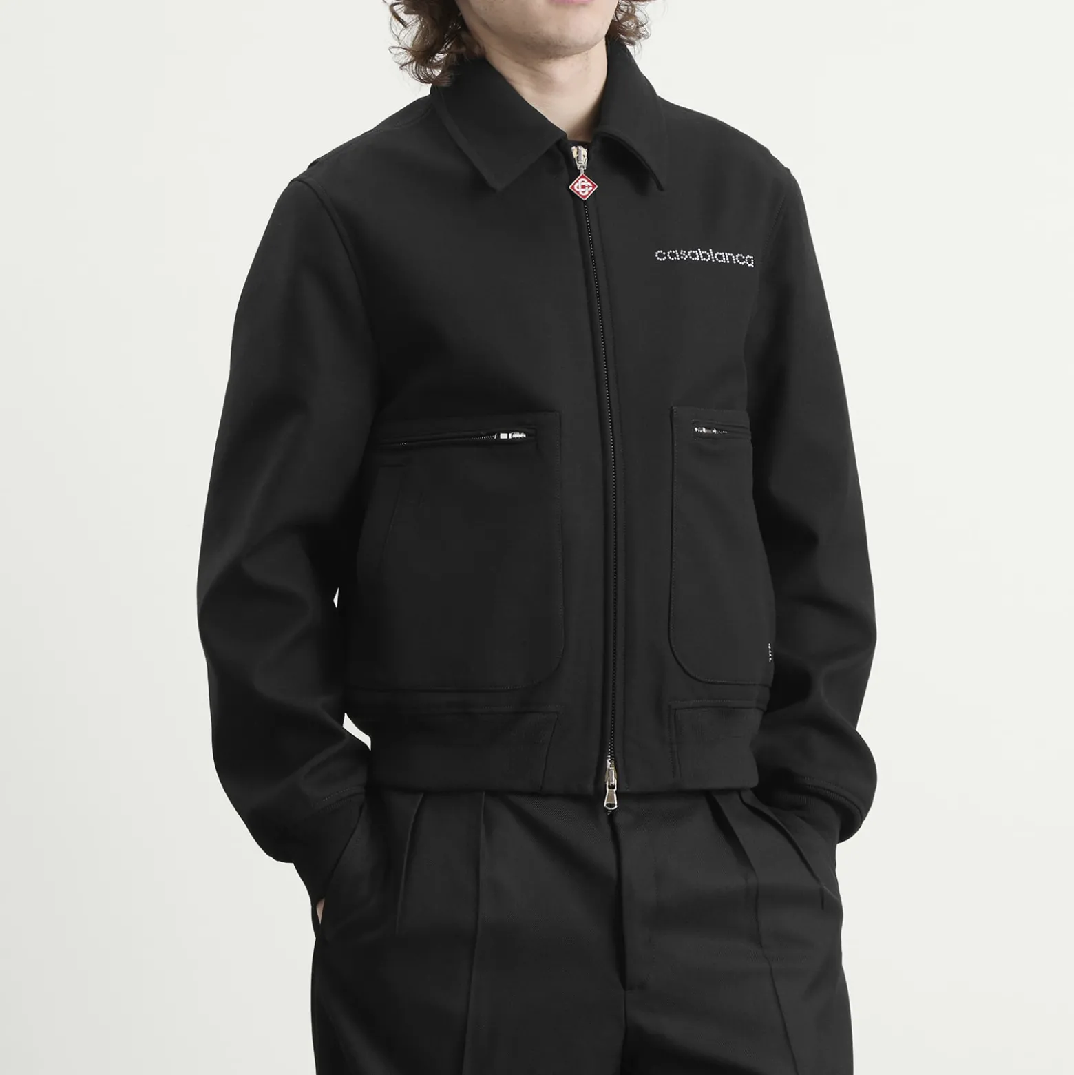 Casablanca Black Wool Blouson