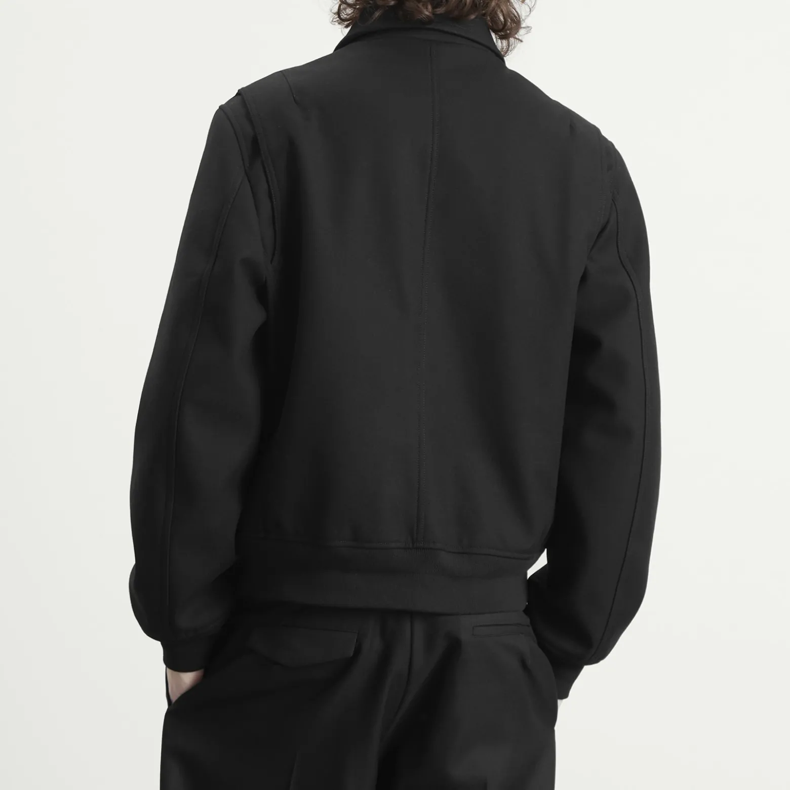 Casablanca Black Wool Blouson