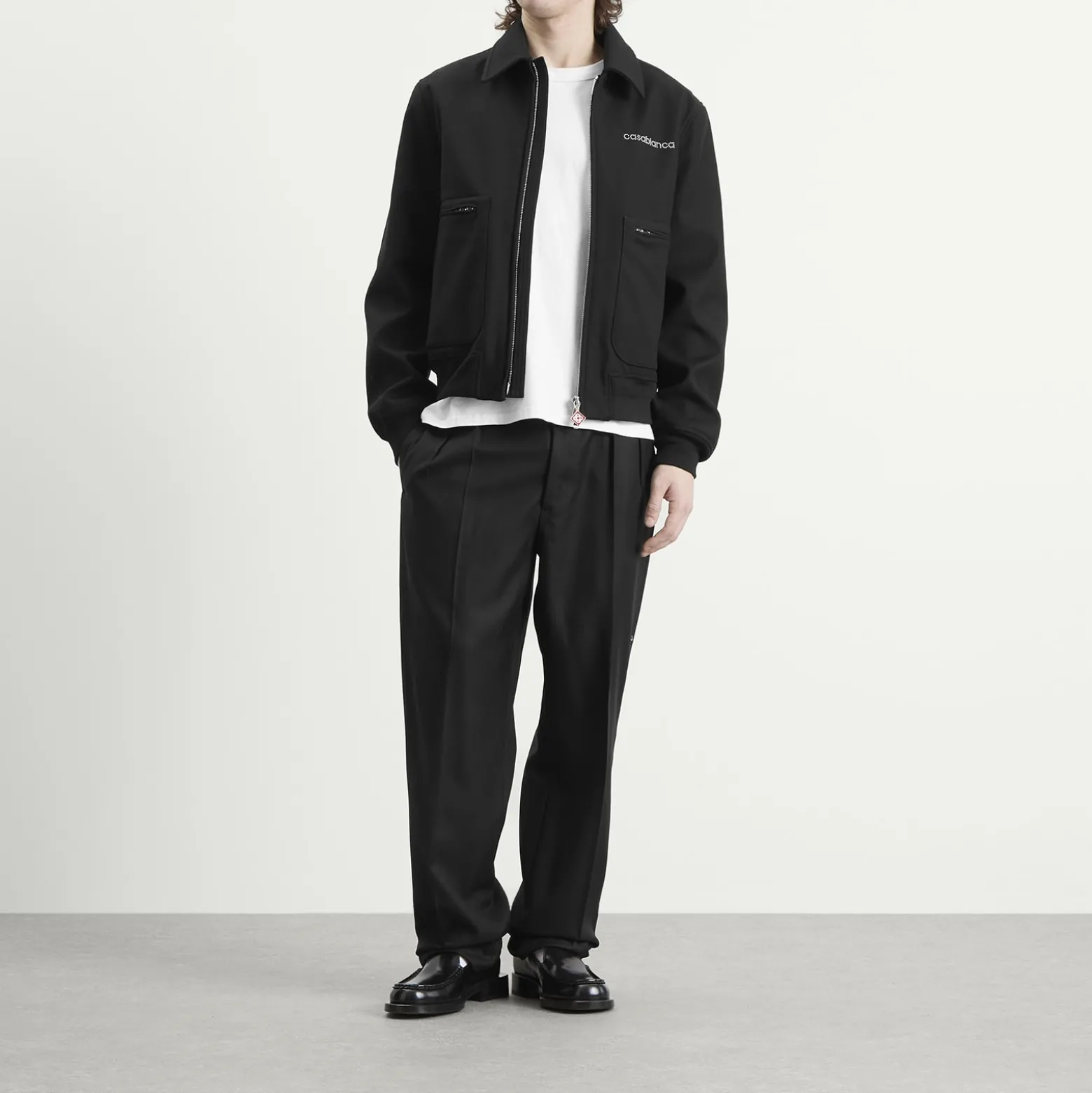 Casablanca Black Wool Blouson