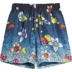 Casablanca Collage D’Icones Graphiques Silk Shorts