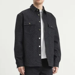 Casablanca Laser Monogram Denim Shirt