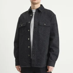 Casablanca Laser Monogram Denim Shirt