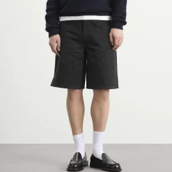 Casablanca Laser Monogram Denim Shorts