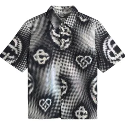 Casablanca Pearlescent Monogram Denim Shirt
