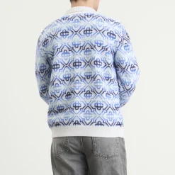 Casablanca Space Dye Monogram Zip Up