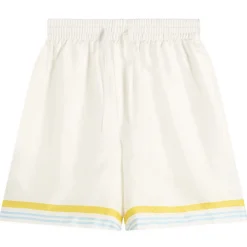Casablanca Tennis Landscape Silk Shorts