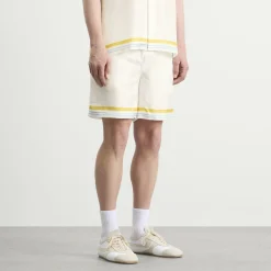 Casablanca Tennis Landscape Silk Shorts