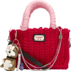 Charles Jeffrey Loverboy Bulldog Charm Bucket Bag