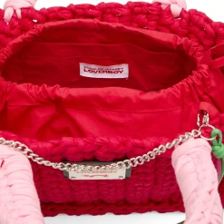 Charles Jeffrey Loverboy Bulldog Charm Bucket Bag