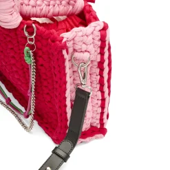 Charles Jeffrey Loverboy Bulldog Charm Bucket Bag