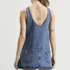 Charles Jeffrey Loverboy Denim Vest Dress