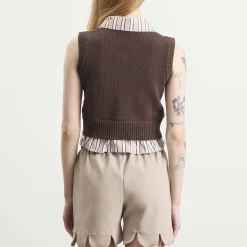 Charles Jeffrey Loverboy Smart Cropped Vest