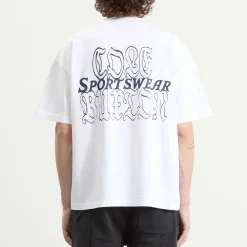 Cole Buxton Black Letter Sportswear T-Shirt