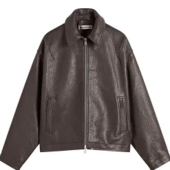 Cole Buxton Shrunken Leather Jacket