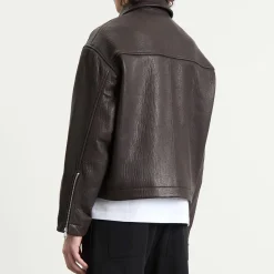 Cole Buxton Shrunken Leather Jacket