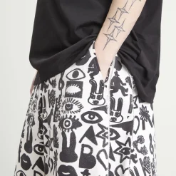 Comme des Garçons Black Cotton Pagowski Shorts