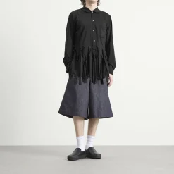 Comme des Garçons Black Fringed Jacket