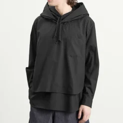 Comme des Garçons Homme Plus Slouch Hooded Long Sleeve
