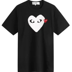 Comme des Garçons Play Double Heart Logo T-Shirt