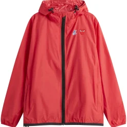 Comme des Garçons Play K-Way Red Emblem Full Zip Jacket