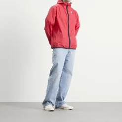 Comme des Garçons Play K-Way Red Emblem Full Zip Jacket