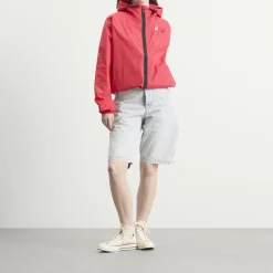 Comme des Garçons Play K-Way Red Emblem Full Zip Jacket