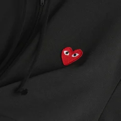 Comme des Garçons Play Red Emblem Zip Hoodie