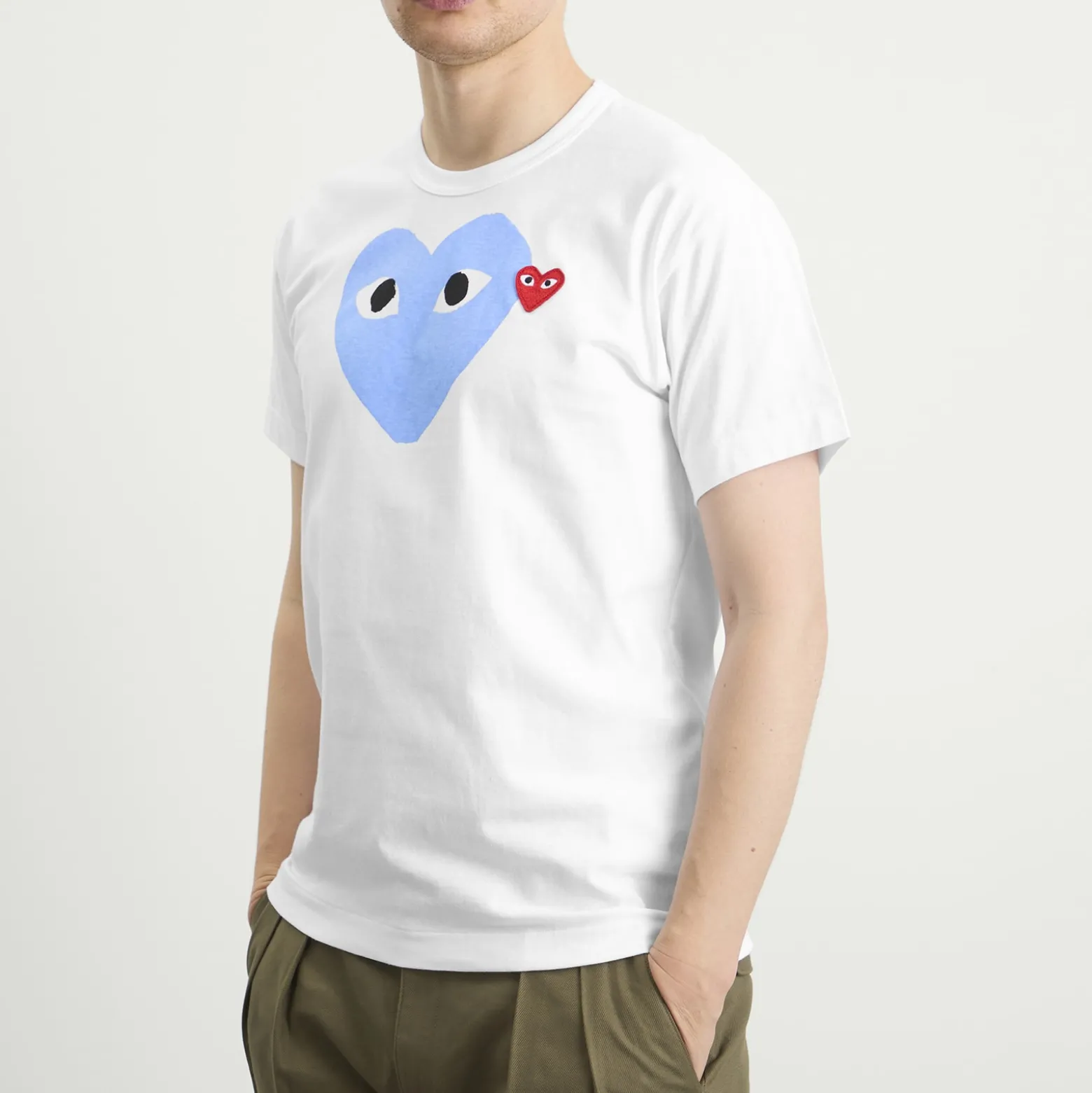 Comme des Garçons Play Red Heart Colour Heart T-Shirt