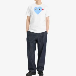Comme des Garçons Play Red Heart Colour Heart T-Shirt