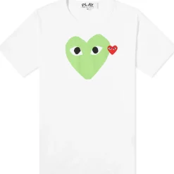 Comme des Garçons Play Red Heart Colour Heart T-Shirt