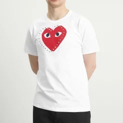 Comme des Garçons Play Studded Large Heart T-Shirt