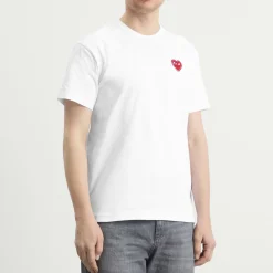 Comme des Garçons Play Studded Heart T-Shirt
